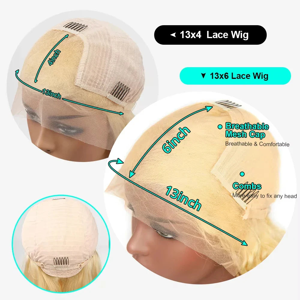 Glamorous Blonde Lace Front Wig