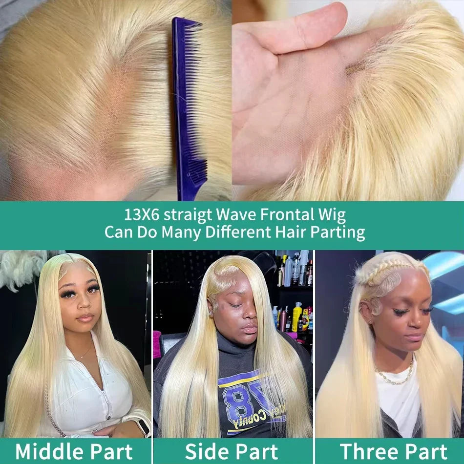Glamorous Blonde Lace Front Wig