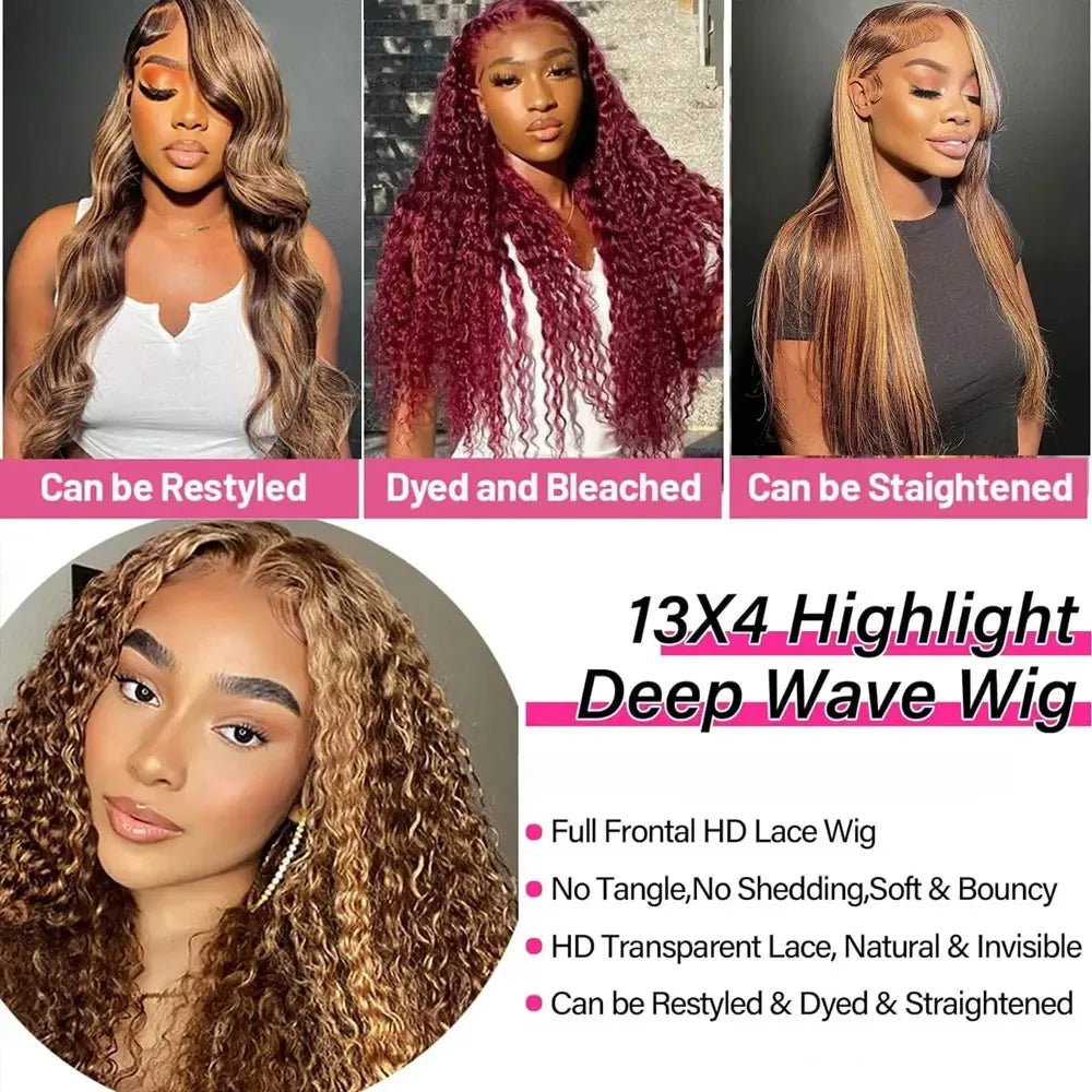 Glamorous Deep Wave Lace Wig